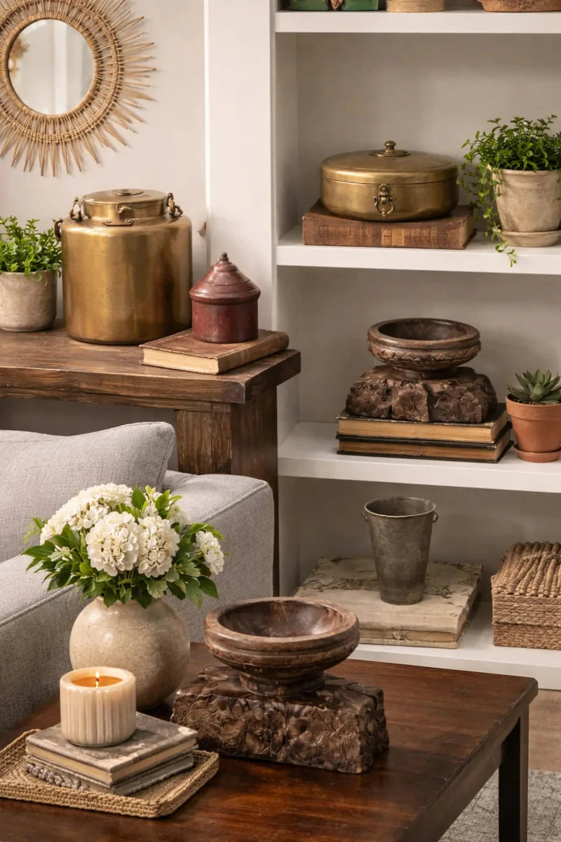 Antique and vintage Indian furniture and collectibles curated by Poonam Backliwal since 1965