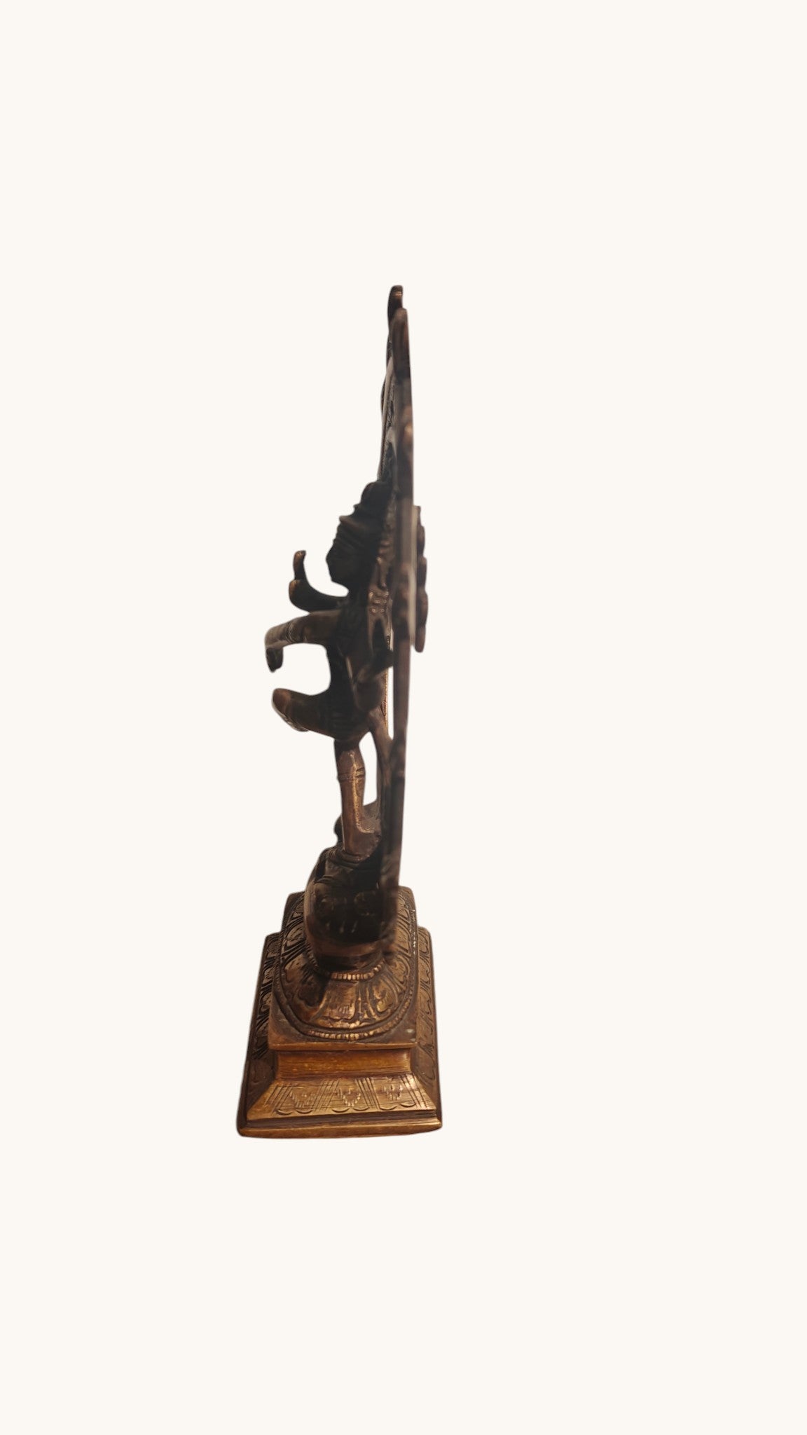 Handcrafted Brass Nataraja Statue | Lord Shiva Dancing | Lord of Dance | 9.5 inch