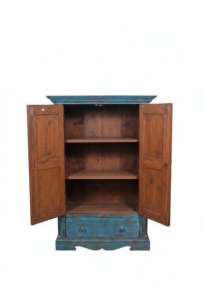 Styled view of vintage Surajmukhi Cabinet — Timeless Treasures collection, Poonam Backliwal